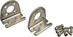 SMC PNEUMATICS - Air Cylinder Foot Mount - For 2" Air Cylinders, Use with NCGL - Exact Tool & Supply