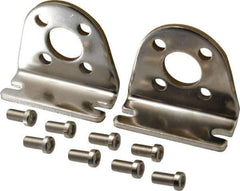 SMC PNEUMATICS - Air Cylinder Foot Mount - For 2-1/2" Air Cylinders, Use with NCGL - Exact Tool & Supply
