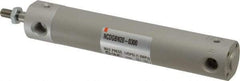 SMC PNEUMATICS - 3/4" Bore Double Acting Air Cylinder - 1/8 Port, 1/4-28 Rod Thread, 140 Max psi, 40 to 140°F - Exact Tool & Supply