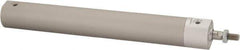 SMC PNEUMATICS - 3/4" Bore Double Acting Air Cylinder - 1/8 Port, 1/4-28 Rod Thread, 140 Max psi, 40 to 140°F - Exact Tool & Supply