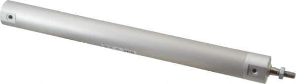 SMC PNEUMATICS - 3/4" Bore Double Acting Air Cylinder - 1/8 Port, 1/4-28 Rod Thread, 140 Max psi, 40 to 140°F - Exact Tool & Supply