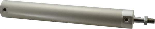SMC PNEUMATICS - 1-1/4" Bore Double Acting Air Cylinder - 1/8 Port, 7/16-20 Rod Thread, 140 Max psi, 40 to 140°F - Exact Tool & Supply