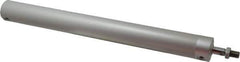SMC PNEUMATICS - 1-1/4" Bore Double Acting Air Cylinder - 1/8 Port, 7/16-20 Rod Thread, 140 Max psi, 40 to 140°F - Exact Tool & Supply