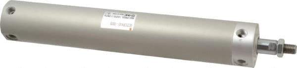 SMC PNEUMATICS - 1-1/2" Bore Double Acting Air Cylinder - 1/8 Port, 7/16-20 Rod Thread, 140 Max psi, 40 to 140°F - Exact Tool & Supply