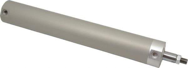 SMC PNEUMATICS - 2" Bore Double Acting Air Cylinder - 1/4 Port, 1/2-20 Rod Thread, 140 Max psi, 40 to 140°F - Exact Tool & Supply