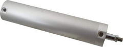 SMC PNEUMATICS - 2-1/2" Bore Double Acting Air Cylinder - 1/4 Port, 1/2-20 Rod Thread, 140 Max psi, 40 to 140°F - Exact Tool & Supply
