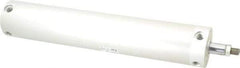 SMC PNEUMATICS - 2-1/2" Bore Double Acting Air Cylinder - 1/4 Port, 1/2-20 Rod Thread, 140 Max psi, 40 to 140°F - Exact Tool & Supply