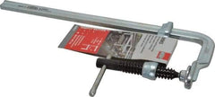 Bessey - 2-1/4" Deep Throat, 8" Max Capacity, Standard Sliding Arm Clamp - 400 Lb Clamping Pressure, 0.465" Spindle Diam - Exact Tool & Supply