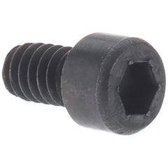 Made in USA - 3/8-16 UNC Hex Socket Drive, Low Socket Cap Screw - Grade 4037 Alloy Steel, Black Oxide Finish, Fully Threaded, 1/2" Length Under Head - Exact Tool & Supply