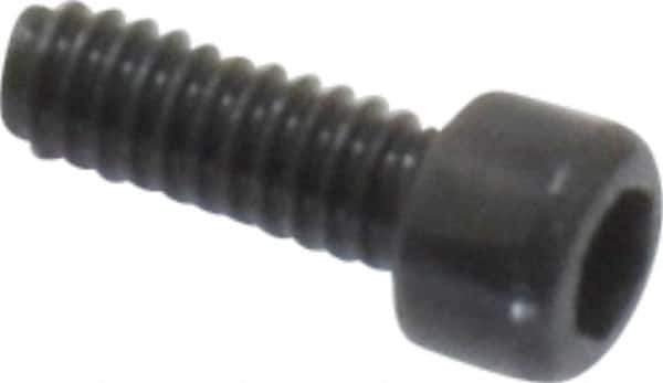 Value Collection - #0-80 UNF Hex Socket Drive, Socket Cap Screw - Alloy Steel, Black Oxide Finish, Fully Threaded, 3/16" Length Under Head - Exact Tool & Supply