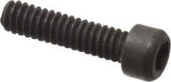 Value Collection - #0-80 UNF Hex Socket Drive, Socket Cap Screw - Alloy Steel, Black Oxide Finish, Fully Threaded, 1/4" Length Under Head - Exact Tool & Supply