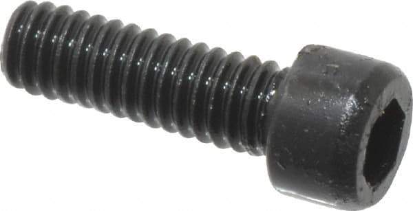 Value Collection - #1-72 UNF Hex Socket Drive, Socket Cap Screw - Alloy Steel, Black Oxide Finish, Fully Threaded, 1/4" Length Under Head - Exact Tool & Supply