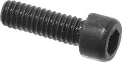 Value Collection - #1-72 UNF Hex Socket Drive, Socket Cap Screw - Alloy Steel, Black Oxide Finish, Fully Threaded, 1/4" Length Under Head - Exact Tool & Supply