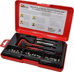 Value Collection - 36 Inserts, 1/4-28, 1/4-28 UNF, Thread Repair Kit - 0.375" Insert Length - Exact Tool & Supply
