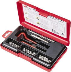 Value Collection - 36 Inserts, M7x1.00, M7x1.00 Metric Coarse, Thread Repair Kit - 10.5mm Insert Length - Exact Tool & Supply