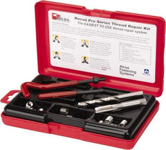 Value Collection - 36 Inserts, M8x1.25, M8x1.25 Metric Coarse, Thread Repair Kit - 12mm Insert Length - Exact Tool & Supply