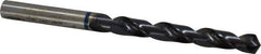 Accupro - 21/64" 120° Cobalt Jobber Drill - TiAlN Finish, Right Hand Cut, Spiral Flute, Straight Shank, 117mm OAL, Faceted Point - Exact Tool & Supply