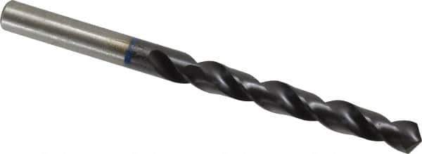 Accupro - 23/64" 120° Cobalt Jobber Drill - TiAlN Finish, Right Hand Cut, Spiral Flute, Straight Shank, 125mm OAL, Faceted Point - Exact Tool & Supply