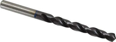 Accupro - 23/64" 120° Cobalt Jobber Drill - TiAlN Finish, Right Hand Cut, Spiral Flute, Straight Shank, 125mm OAL, Faceted Point - Exact Tool & Supply