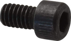 Value Collection - #6-40 UNF Hex Socket Drive, Socket Cap Screw - Alloy Steel, Black Oxide Finish, Fully Threaded, 1/4" Length Under Head - Exact Tool & Supply