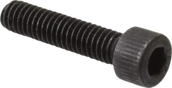 Value Collection - #6-40 UNF Hex Socket Drive, Socket Cap Screw - Alloy Steel, Black Oxide Finish, Fully Threaded, 5/8" Length Under Head - Exact Tool & Supply