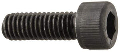 Value Collection - #8-36 UNF Hex Socket Drive, Socket Cap Screw - Alloy Steel, Black Oxide Finish, Fully Threaded, 1/2" Length Under Head - Exact Tool & Supply