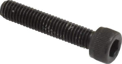 Value Collection - #10-32 UNF Hex Socket Drive, Socket Cap Screw - Alloy Steel, Black Oxide Finish, Fully Threaded, 1" Length Under Head - Exact Tool & Supply