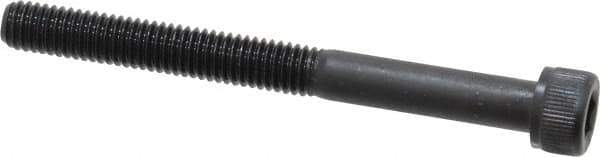 Value Collection - #10-32 UNF Hex Socket Drive, Socket Cap Screw - Alloy Steel, Black Oxide Finish, Partially Threaded, 2" Length Under Head - Exact Tool & Supply