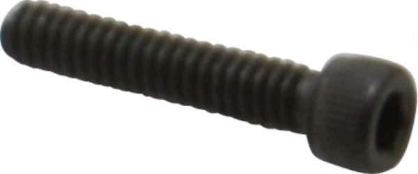 Value Collection - #3-48 UNC Hex Socket Drive, Socket Cap Screw - Alloy Steel, Black Oxide Finish, Fully Threaded, 1/2" Length Under Head - Exact Tool & Supply