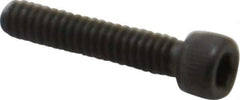 Value Collection - #3-48 UNC Hex Socket Drive, Socket Cap Screw - Alloy Steel, Black Oxide Finish, Fully Threaded, 1/2" Length Under Head - Exact Tool & Supply