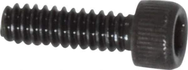 Value Collection - #4-40 UNC Hex Socket Drive, Socket Cap Screw - Alloy Steel, Black Oxide Finish, Fully Threaded, 3/8" Length Under Head - Exact Tool & Supply