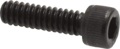 Value Collection - #6-32 UNC Hex Socket Drive, Socket Cap Screw - Alloy Steel, Black Oxide Finish, Fully Threaded, 1/2" Length Under Head - Exact Tool & Supply