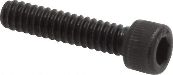 Value Collection - #6-32 UNC Hex Socket Drive, Socket Cap Screw - Alloy Steel, Black Oxide Finish, Fully Threaded, 5/8" Length Under Head - Exact Tool & Supply