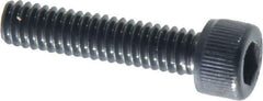 Value Collection - #8-32 UNC Hex Socket Drive, Socket Cap Screw - Alloy Steel, Black Oxide Finish, Fully Threaded, 3/4" Length Under Head - Exact Tool & Supply