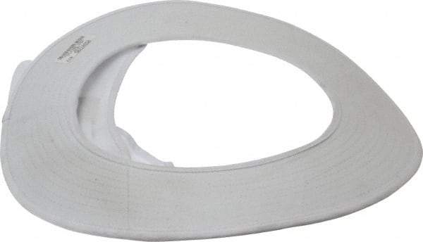 OccuNomix - Hard Hat Shade - White, Compatible with All Hard Hats - Exact Tool & Supply