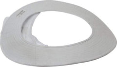 OccuNomix - Hard Hat Shade - White, Compatible with All Hard Hats - Exact Tool & Supply