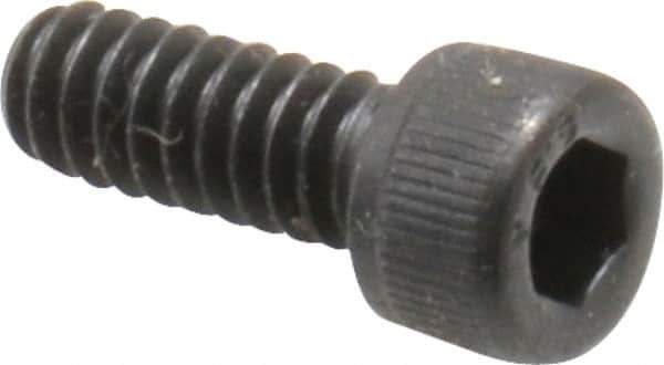 Value Collection - #10-24 UNC Hex Socket Drive, Socket Cap Screw - Alloy Steel, Black Oxide Finish, Fully Threaded, 1/2" Length Under Head - Exact Tool & Supply