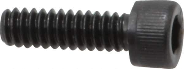 Value Collection - #10-24 UNC Hex Socket Drive, Socket Cap Screw - Alloy Steel, Black Oxide Finish, Fully Threaded, 5/8" Length Under Head - Exact Tool & Supply