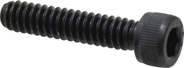 Value Collection - #10-24 UNC Hex Socket Drive, Socket Cap Screw - Alloy Steel, Black Oxide Finish, Fully Threaded, 7/8" Length Under Head - Exact Tool & Supply