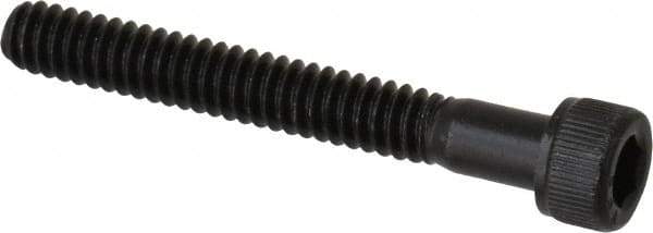Value Collection - #10-24 UNC Hex Socket Drive, Socket Cap Screw - Alloy Steel, Black Oxide Finish, Partially Threaded, 1-1/2" Length Under Head - Exact Tool & Supply
