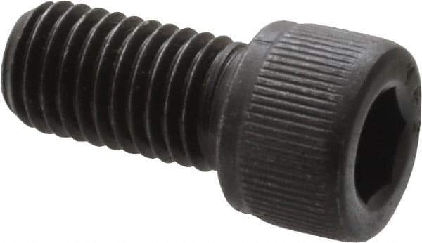 Value Collection - 1/4-28 UNF Hex Socket Drive, Socket Cap Screw - Alloy Steel, Black Oxide Finish, Fully Threaded, 1/2" Length Under Head - Exact Tool & Supply