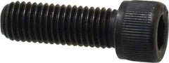 Value Collection - 1/4-28 UNF Hex Socket Drive, Socket Cap Screw - Alloy Steel, Black Oxide Finish, Fully Threaded, 3/4" Length Under Head - Exact Tool & Supply