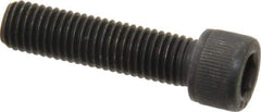 Value Collection - 1/4-28 UNF Hex Socket Drive, Socket Cap Screw - Alloy Steel, Black Oxide Finish, Fully Threaded, 1" Length Under Head - Exact Tool & Supply
