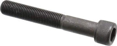 Value Collection - 3/8-24 UNF Hex Socket Drive, Socket Cap Screw - Alloy Steel, Black Oxide Finish, Partially Threaded, 2-1/2" Length Under Head - Exact Tool & Supply