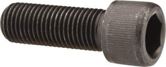 Value Collection - 7/16-20 UNF Hex Socket Drive, Socket Cap Screw - Alloy Steel, Black Oxide Finish, Fully Threaded, 1-1/4" Length Under Head - Exact Tool & Supply