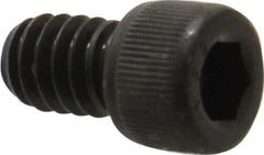 Value Collection - 1/4-20 UNC Hex Socket Drive, Socket Cap Screw - Alloy Steel, Black Oxide Finish, Fully Threaded, 3/8" Length Under Head - Exact Tool & Supply