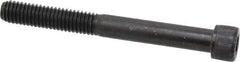 Value Collection - 3/8-16 UNC Hex Socket Drive, Socket Cap Screw - Alloy Steel, Black Oxide Finish, Partially Threaded, 3-1/2" Length Under Head - Exact Tool & Supply