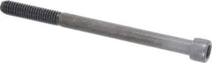 Value Collection - 3/8-16 UNC Hex Socket Drive, Socket Cap Screw - Alloy Steel, Black Oxide Finish, Partially Threaded, 5" Length Under Head - Exact Tool & Supply