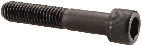 Value Collection - 7/16-14 UNC Hex Socket Drive, Socket Cap Screw - Alloy Steel, Black Oxide Finish, Partially Threaded, 2-1/2" Length Under Head - Exact Tool & Supply