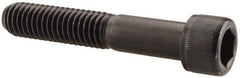 Value Collection - 7/16-14 UNC Hex Socket Drive, Socket Cap Screw - Alloy Steel, Black Oxide Finish, Partially Threaded, 2-1/2" Length Under Head - Exact Tool & Supply